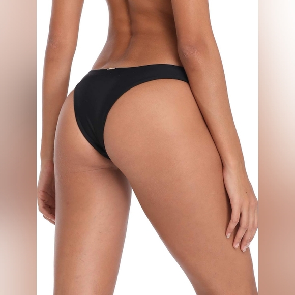RELLECIGA Women's Cheeky Brazilian Cut Bikini Bottom Medium - Picture 3 of 11